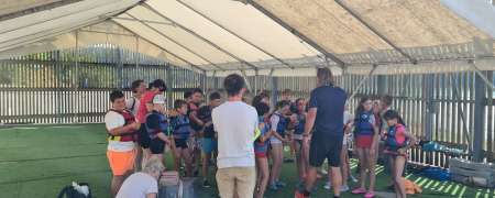 La classe nautique et multi-sports des CM à Bellecin